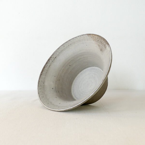 (Large) Hand-Thrown Stoneware Ramen Bowl — Two-Tone Earth & Ash