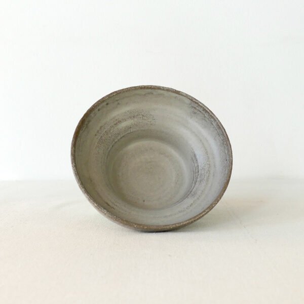 (small) Hand-Thrown Footed Mini Bowl – Wabi-Sabi Stoneware Vessel