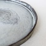 handmade organic edge ceramic plate berlin stoneware