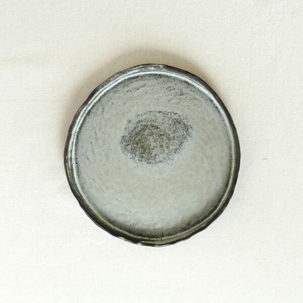 handmade organic edge ceramic plate berlin stoneware