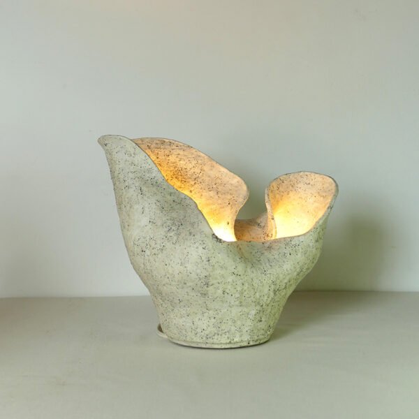 The Coral Study No. 1 – Sculptural Hand-Built Table Lamp