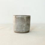 handmade-stoneware-espresso-tea-cup-minimalist-grey-matte