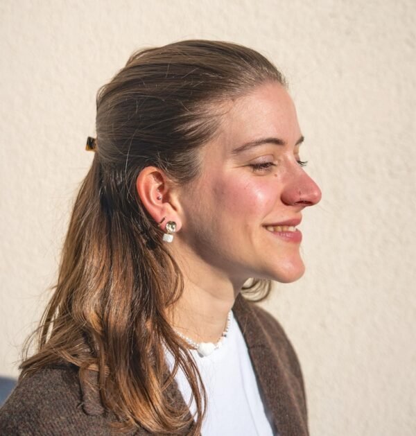 KUBUS Sculptural Porcelain earrings