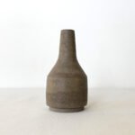 minimalist grey bud vase handmade pottery berlin