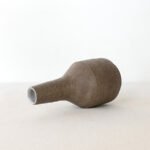 minimalist grey bud vase handmade pottery berlin