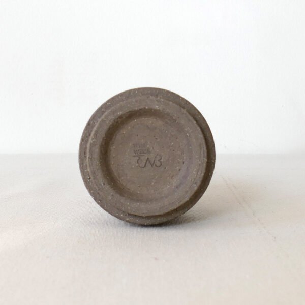 minimalist grey bud vase handmade pottery berlin