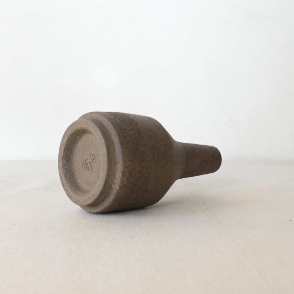minimalist grey bud vase handmade pottery berlin