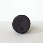 minimalist single stem bud black vase stoneware handmade berlin