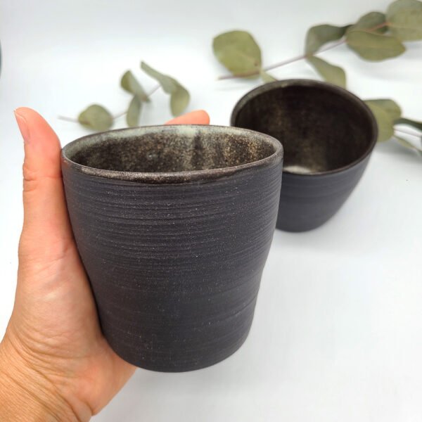 (Luna) Charcoal Coffee/Tea Cup