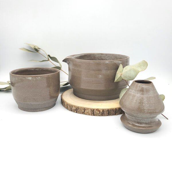 (Terra B) Modern Matcha Bowl (Spouted Chawan) No.2